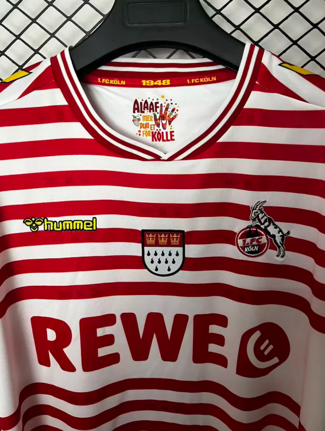 2025/2026 Long Sleeve FC Köln Carnival Football Jersey 1:1 Thai Quality
