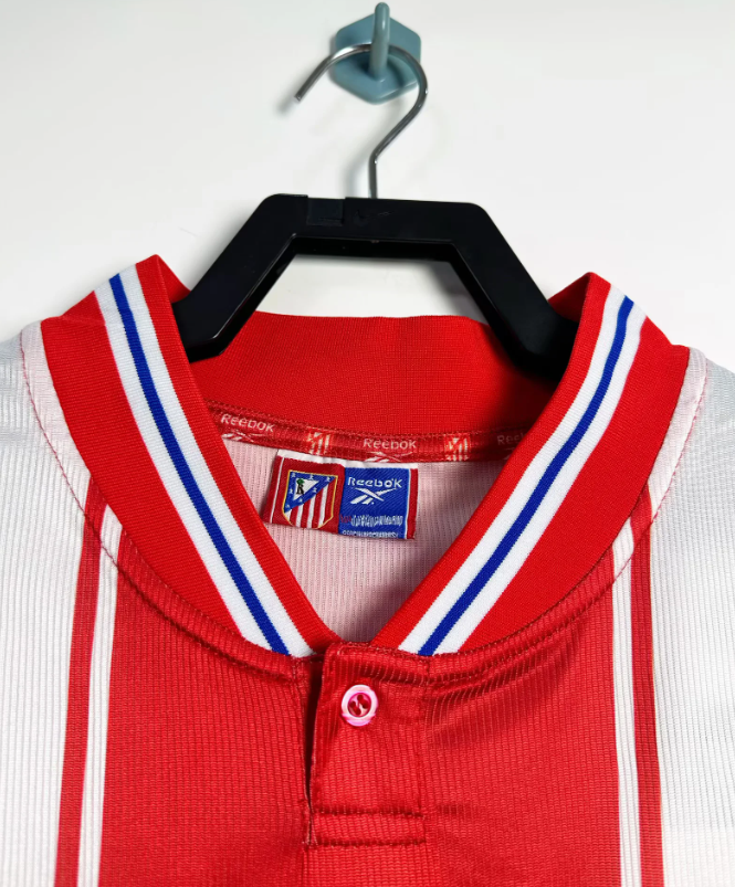 1999/2000 Retro Atletico Madrid Home Football Jersey 1:1 Thai Quality
