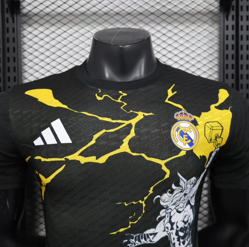2025/2026 Player Version Real Madrid Collaboration With Marvel 02 Football Shirt 1:1 Thai Quality