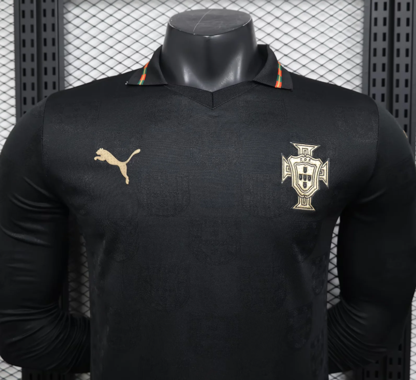 2026/2027 Long Sleeve Player Version Portugal Away Football Shirt 1:1 Thai Quality