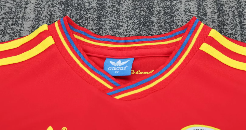 1990 Retro Colombia National Away Football Shirt 1:1 Thai Quality Kids Size