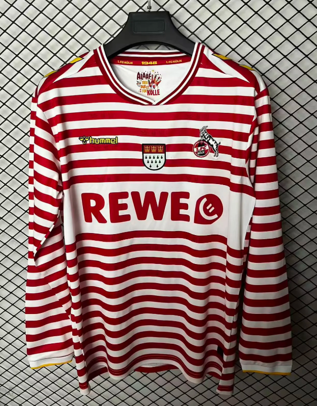2025/2026 Long Sleeve FC Köln Carnival Football Jersey 1:1 Thai Quality