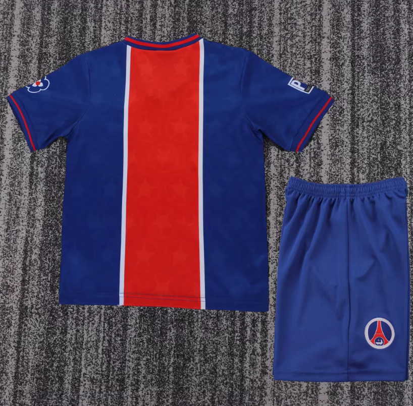 1995/1996 Retro Psg Paris Saint-Germain Home Football Shirt 1:1 Thai Quality Kids Size