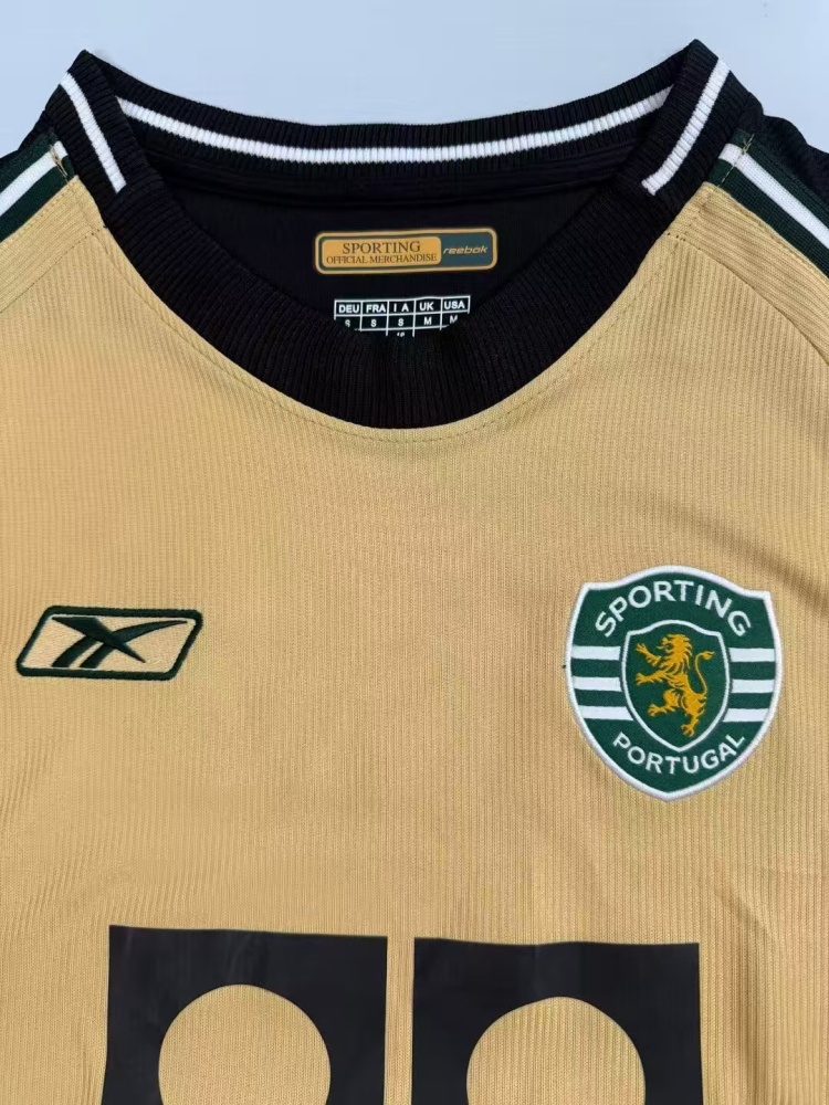 2003-2004 Retro Sporting Lisbon Away Football Shirt 1:1 Thai Quality