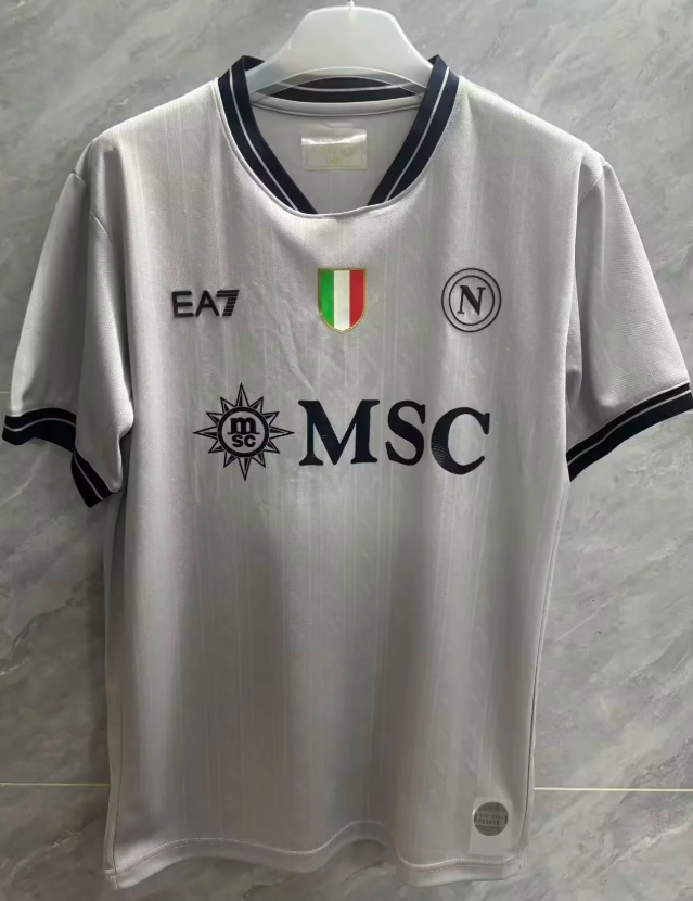 2025/2026 Napoli Goalkeeper grey Soccer Jersey 1:1 Thai Quality