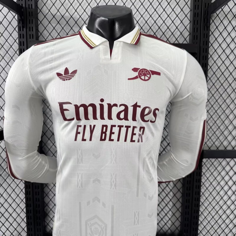 2025/2026 Long Sleeves Player Version Arsenal Third Away Football Shirt 1:1 Thai Quality