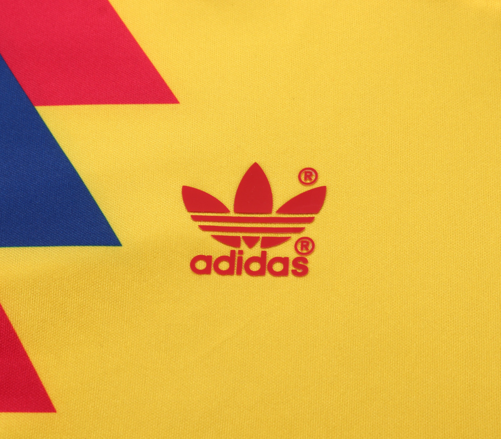 1990 Retro Colombia National Home Football Shirt 1:1 Thai Quality Kids Size
