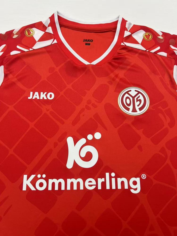2025/2026 FSV Mainz 05 Home Football Jersey 1:1 Thai Quality