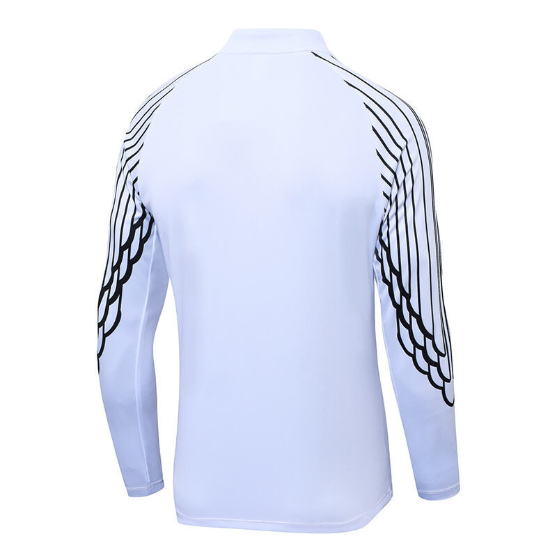 2025/2026 Psg Paris Saint-Germain Half-Pull Training Suit White Set