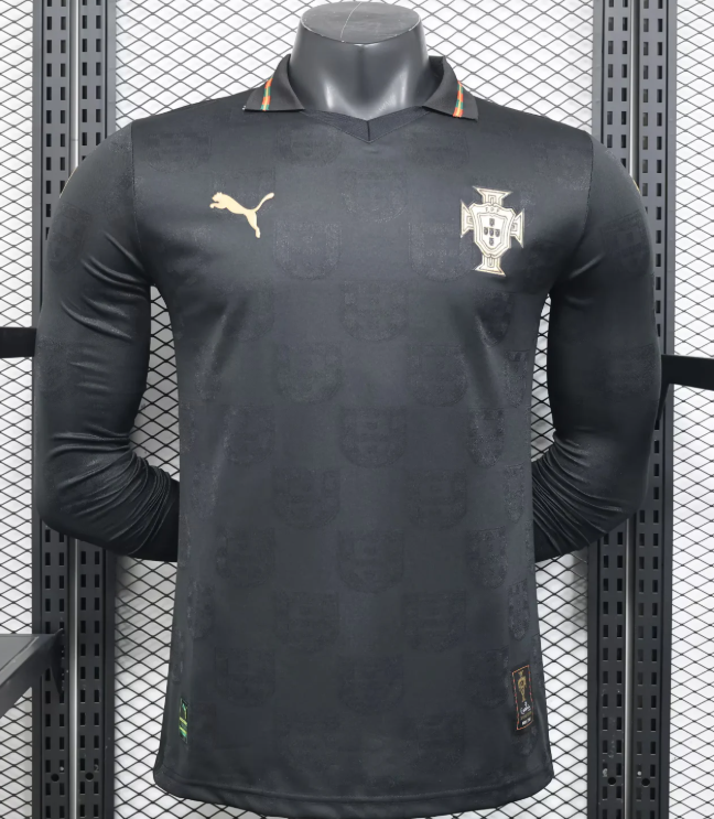 2026/2027 Long Sleeve Player Version Portugal Away Football Shirt 1:1 Thai Quality