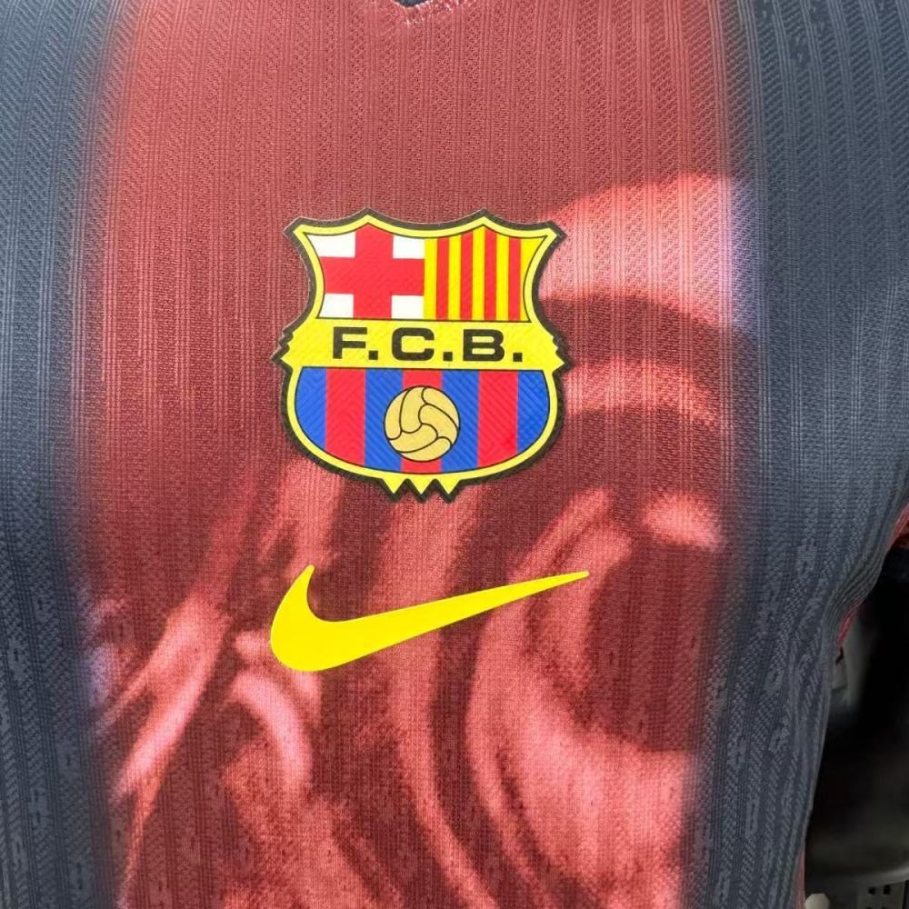 2024/2025 Player Version Barcelona x Travis Scott Collab Joint Retro Jersey 1:1 Thai Quality