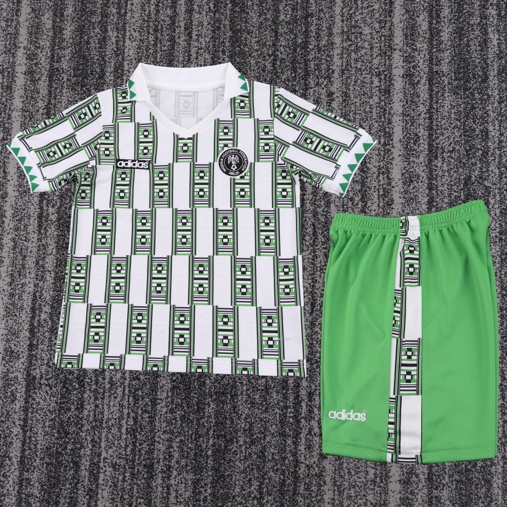 1994 Retro Nigeria National Team Away Football Jersey 1:1 Thai Quality Kids Size