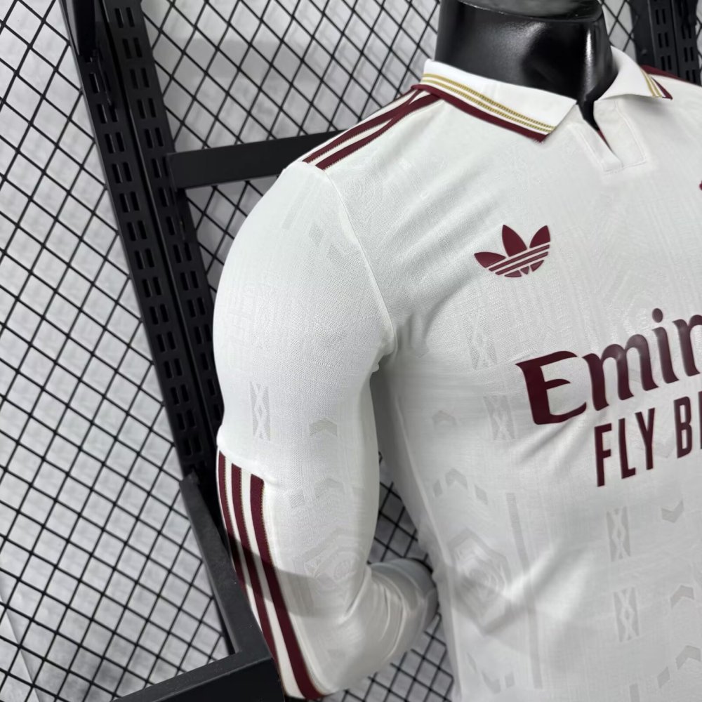 2025/2026 Long Sleeves Player Version Arsenal Third Away Football Shirt 1:1 Thai Quality