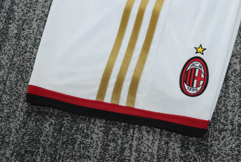 2013-2014 Retro Long Sleeve AC Milan Home Football Shirt 1:1 Thai Quality Kids Size