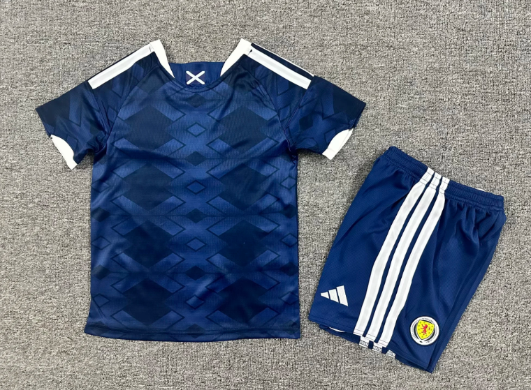 2026 Scotland National Team Home Football Shirt 1:1 Thai Quality Kids Size