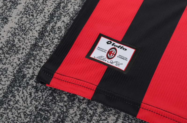 1997/1998 Retro AC Milan Home Football Shirt 1:1 Thai Quality Kids Size