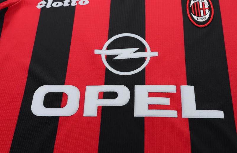 1997/1998 Retro AC Milan Home Football Shirt 1:1 Thai Quality Kids Size