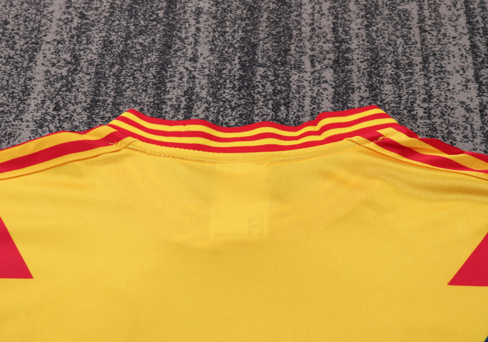 1990 Retro Colombia National Home Football Shirt 1:1 Thai Quality Kids Size