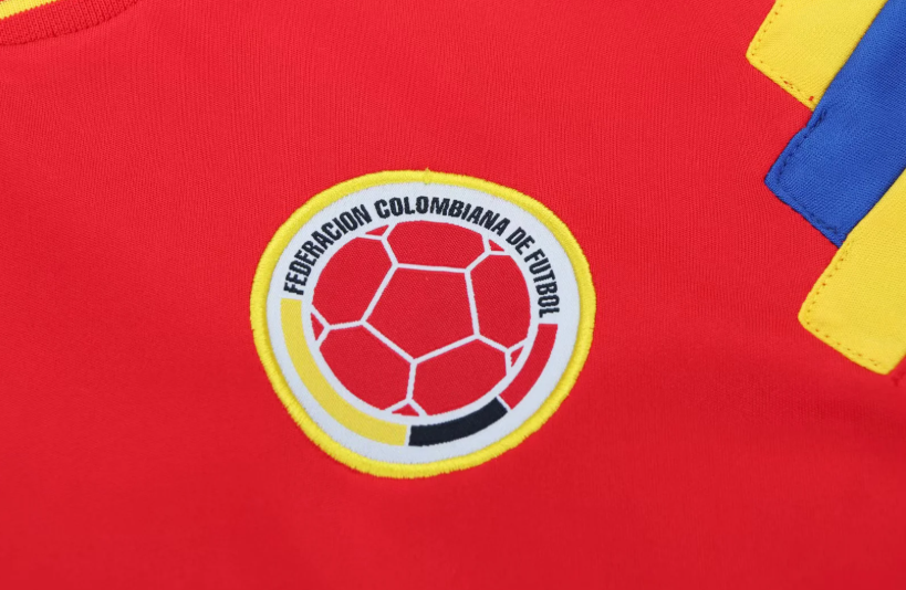 1990 Retro Colombia National Away Football Shirt 1:1 Thai Quality Kids Size