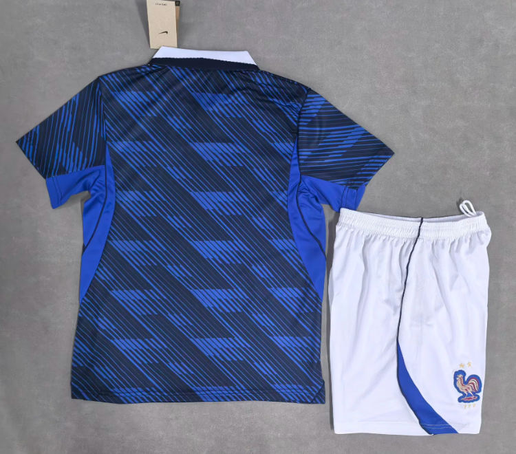 2026 France Home Football Shirt 1:1 Thai Quality Kids Size