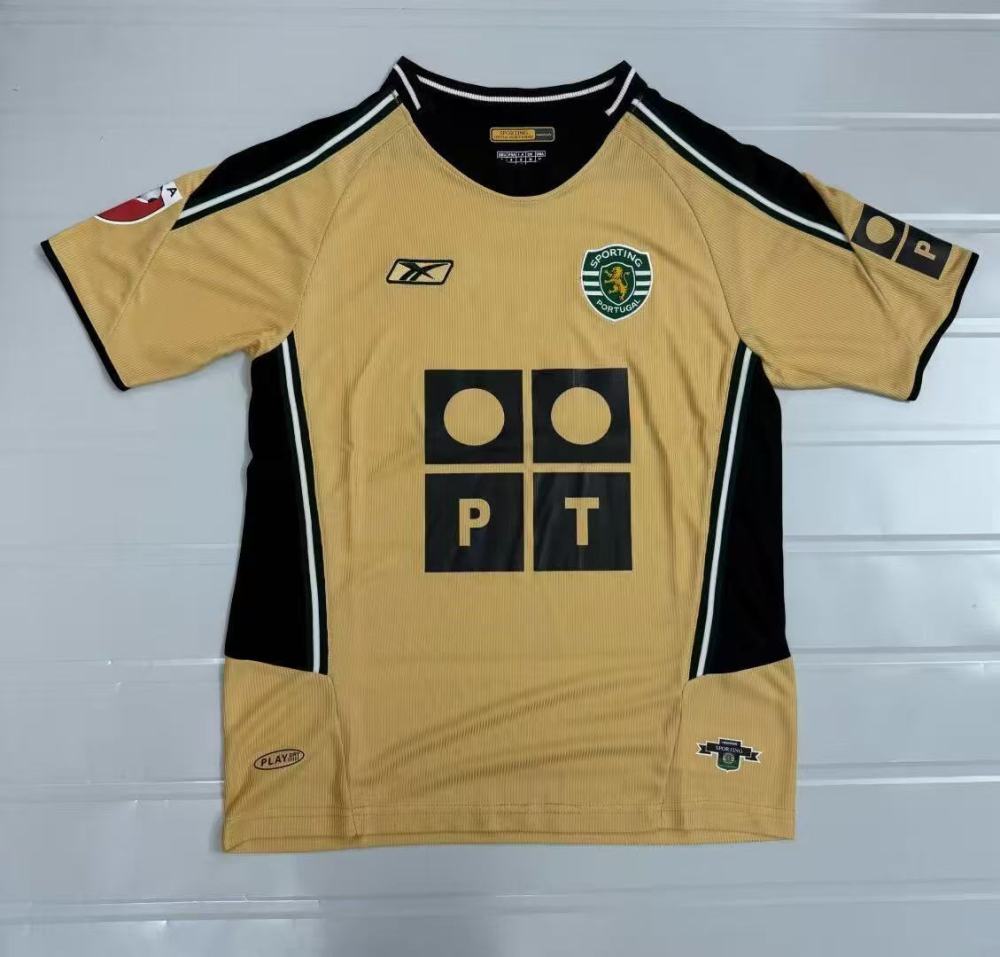 2003-2004 Retro Sporting Lisbon Away Football Shirt 1:1 Thai Quality