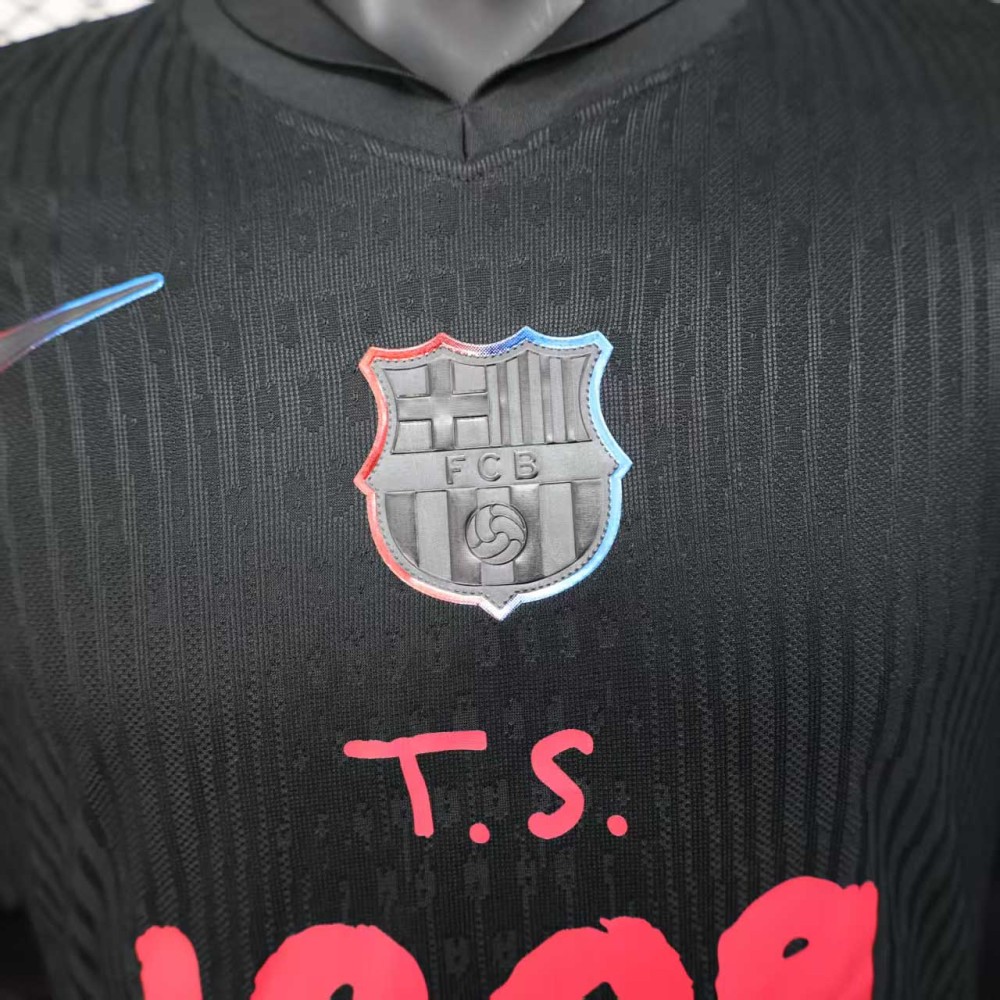 2025/2026 Player Version Barcelona Away 1989 Advertise Football Jersey 1:1 Thai Quality