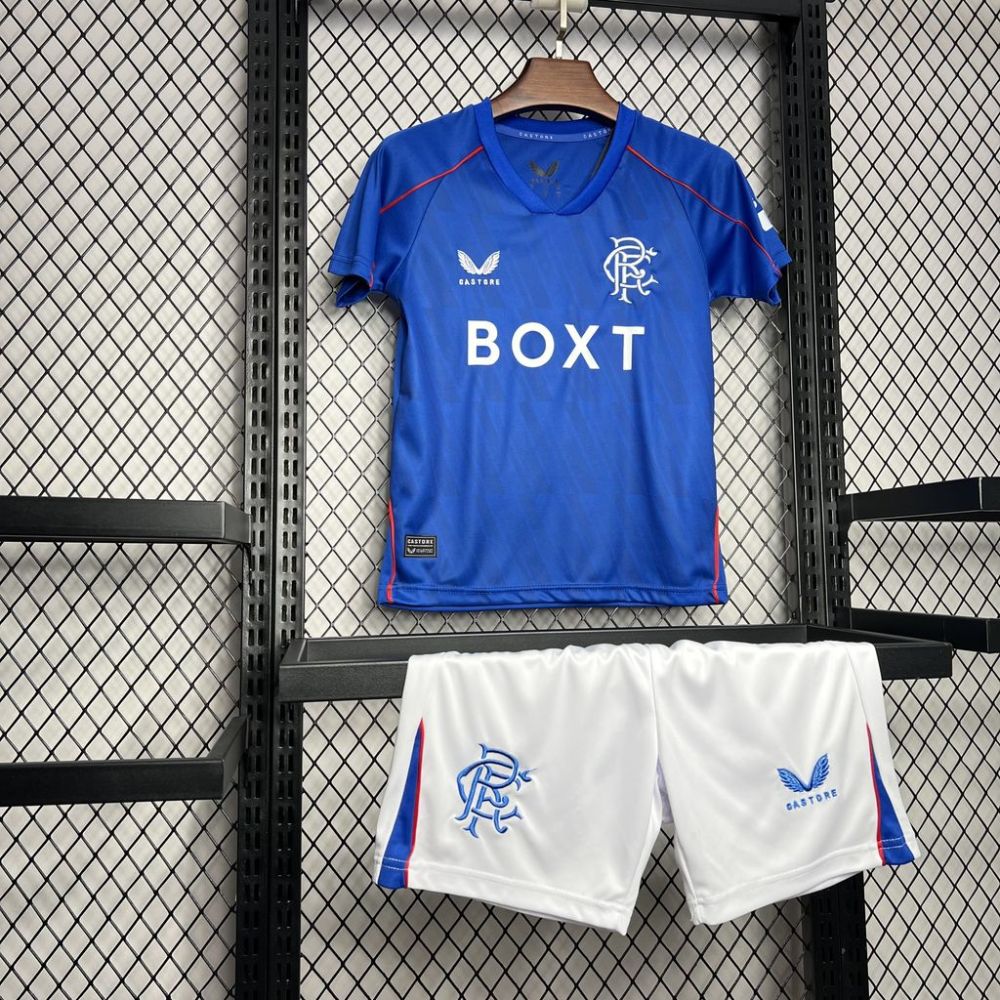 2024/2025 Rangers Home Football Shirt 1:1 Thai Quality Kids Size