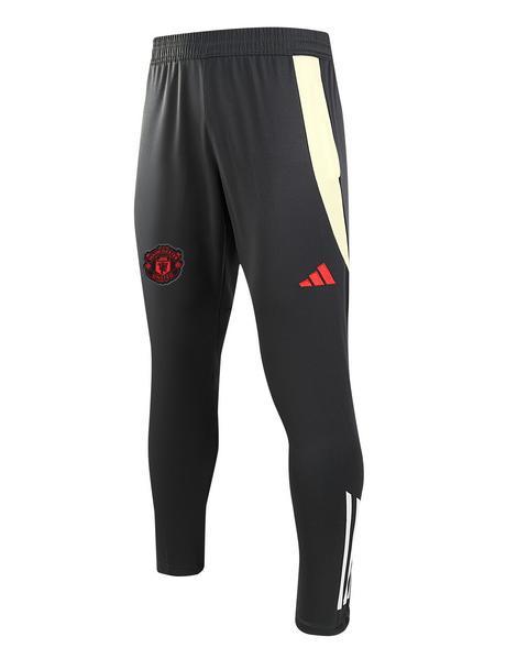 2024/2025 Manchester United Half-Pull Training Suit Dark Gray Football Shirt 1:1 Thai Quality Set