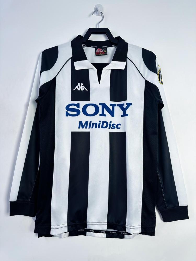 1997/1998 Retro Long Sleeve Juventus Football Shirt Home 1:1 Thai Quality