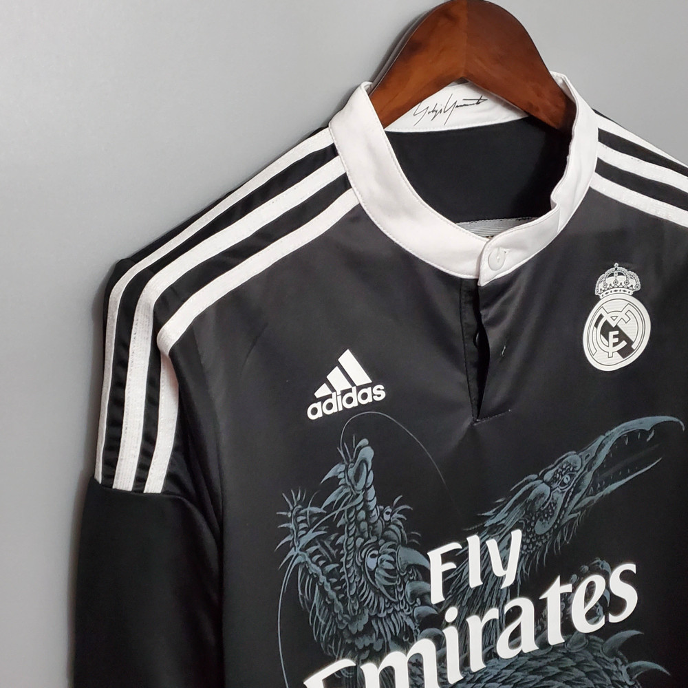 2014/2015 Retro Long Sleeve Real Madrid Third Away 1:1 Thai Quality