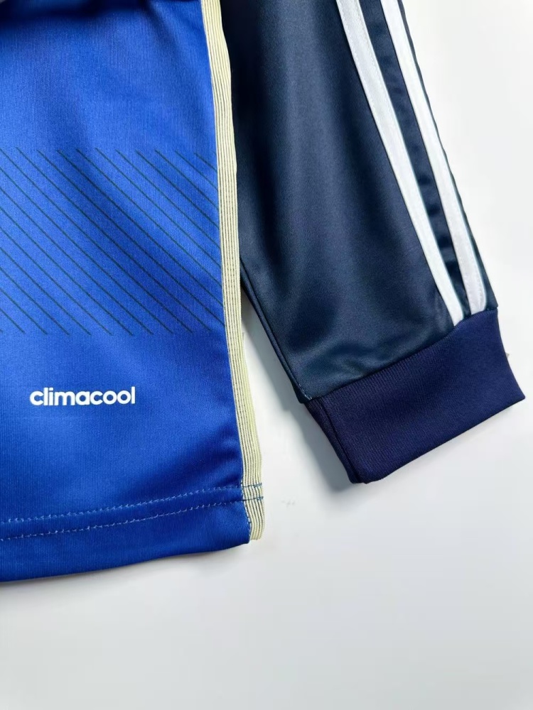 2014 Retro Long Sleeve Argentina National Team Away Jersey 1:1 Thai Quality