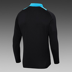 2024-2025 Argentina Half-Pull Training Suit Black Jersey Set