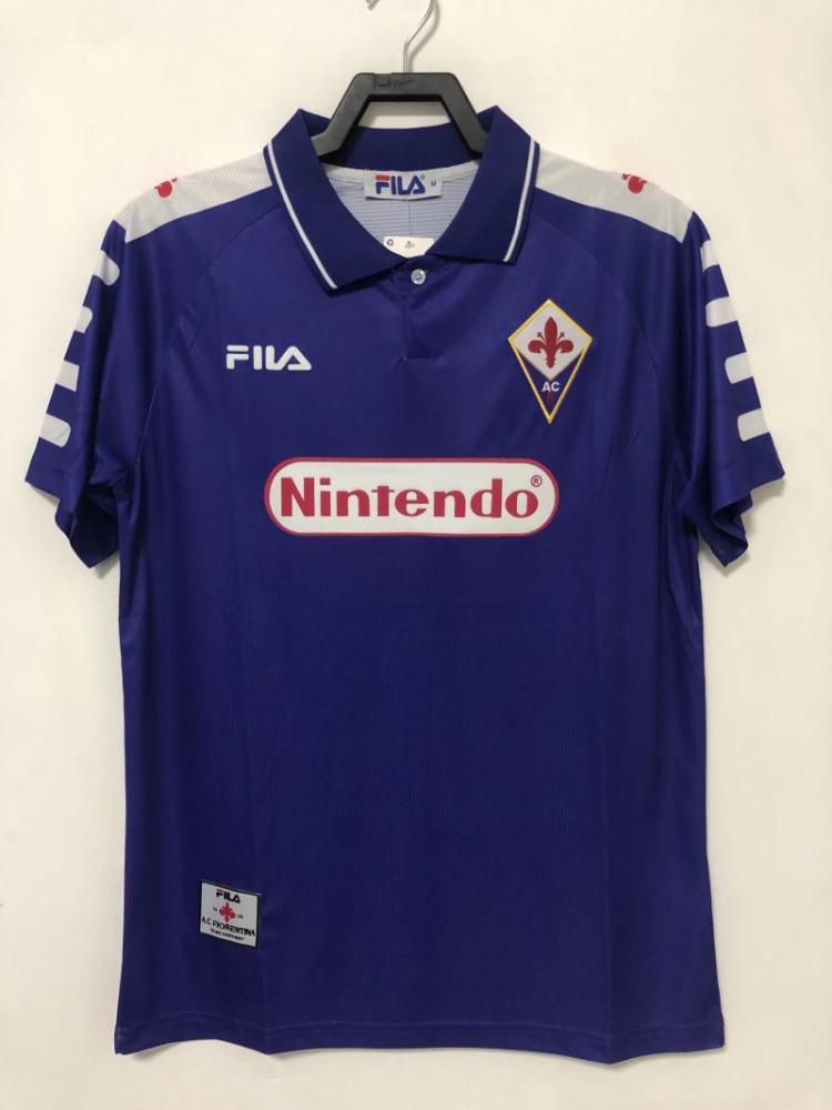 1998/1999 Retro Fiorentina Home Soccer Jersey 1:1 Thai Quality