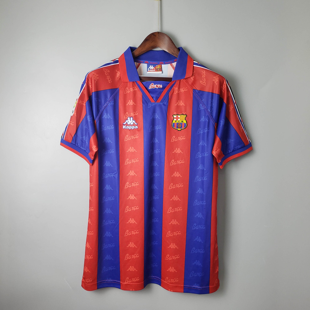 1996/1997 Retro Barcelona Home Football Shirt 1:1 Thai Quality