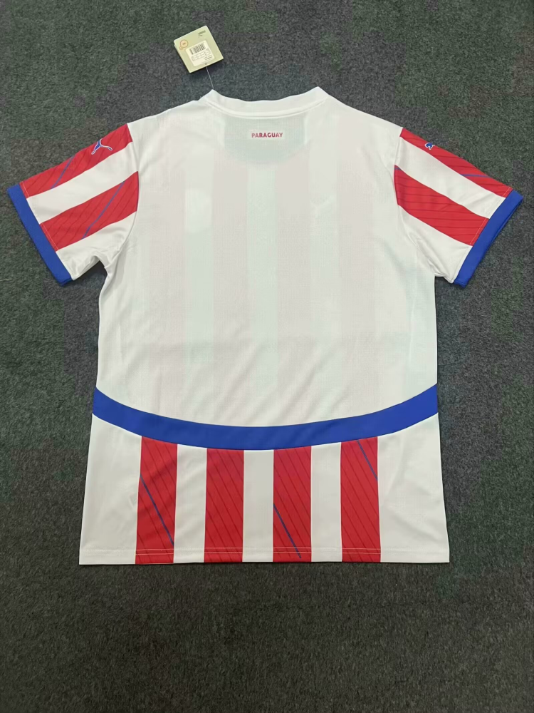 2024-2025 Paraguay National Team Home Football Shirt 1:1 Thai Quality