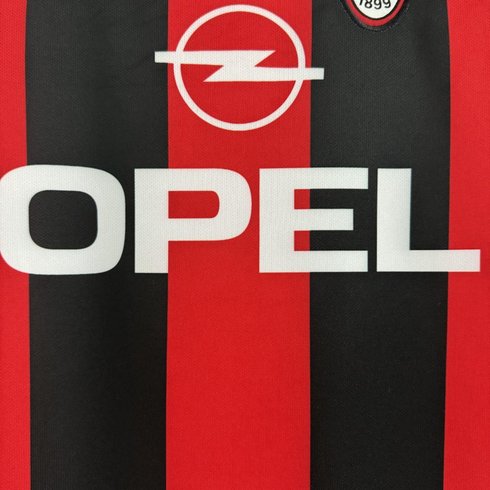 2000/2002 Retro AC Milan Home Football Shirt 1:1 Thai Quality
