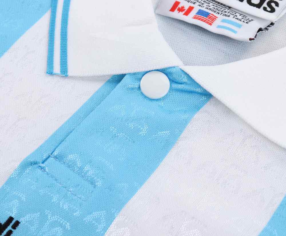 1994 Retro Argentina National Team Home Jersey Kids Size