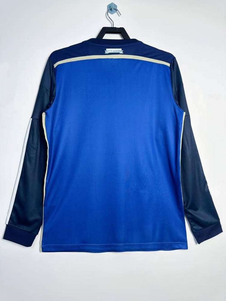 2014 Retro Long Sleeve Argentina National Team Away Jersey 1:1 Thai Quality