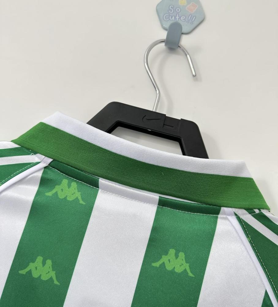 1995/1997 Retro Real Betis Home Football Jersey Long Sleeve 1:1 Thai Quality