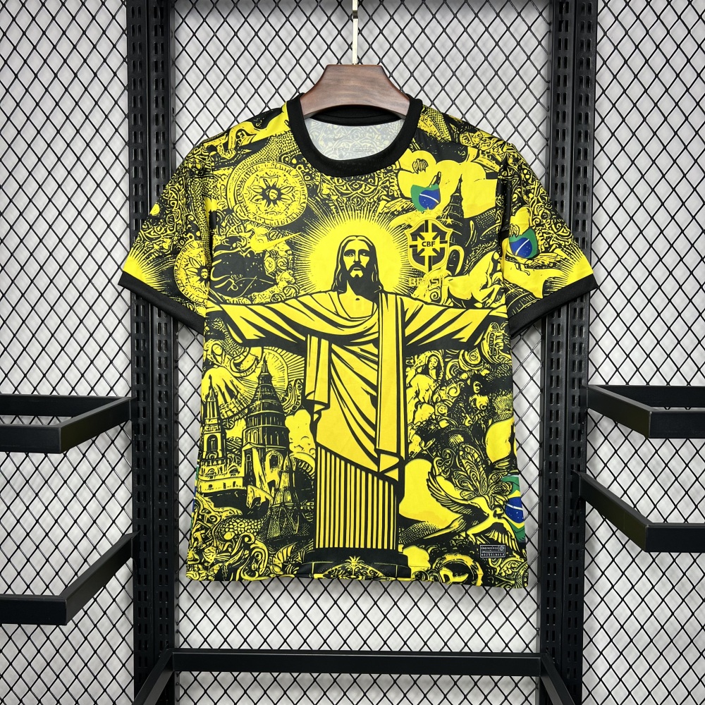 2024-2025 Brazil Special Edition Yellow Jersey