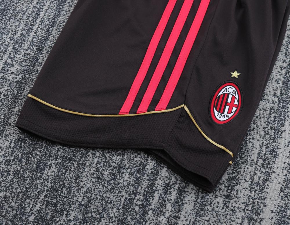 2006/2007 Retro Long Sleeve AC Milan Home Football Shirt 1:1 Thai Quality Kids Size
