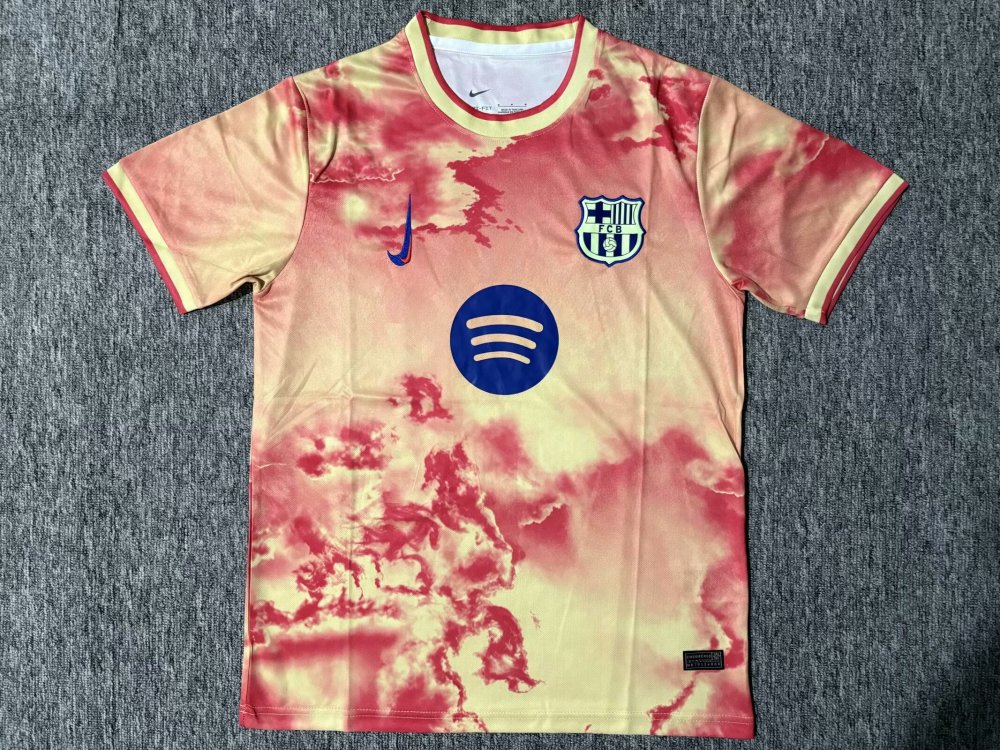 2025/2026 Barcelona Special Edition Red and Yellow Football Jersey 1:1 Thai Quality