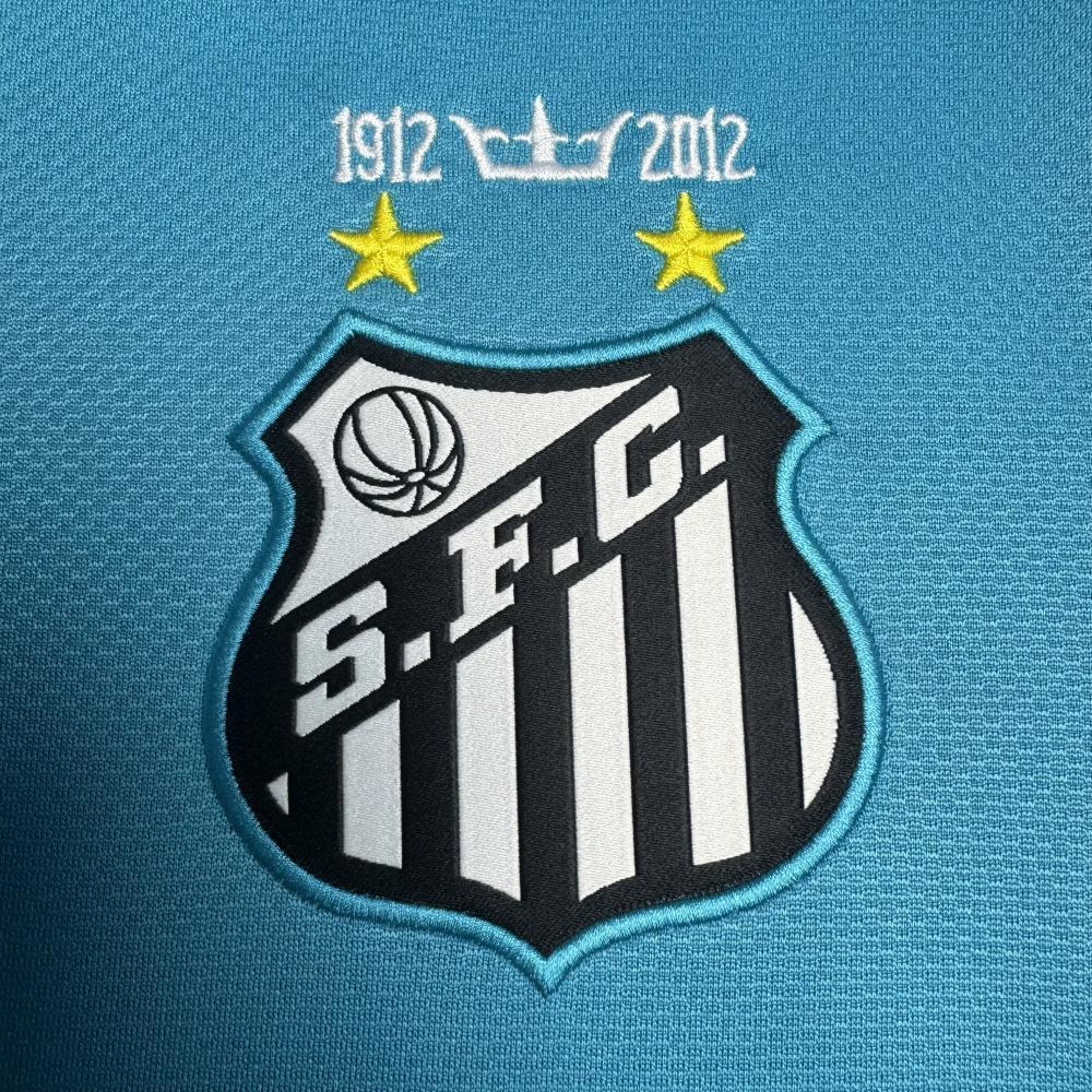 2012-2013 Retro Long Sleeve Santos Third Away Soccer Jersey 1:1 Thai Quality