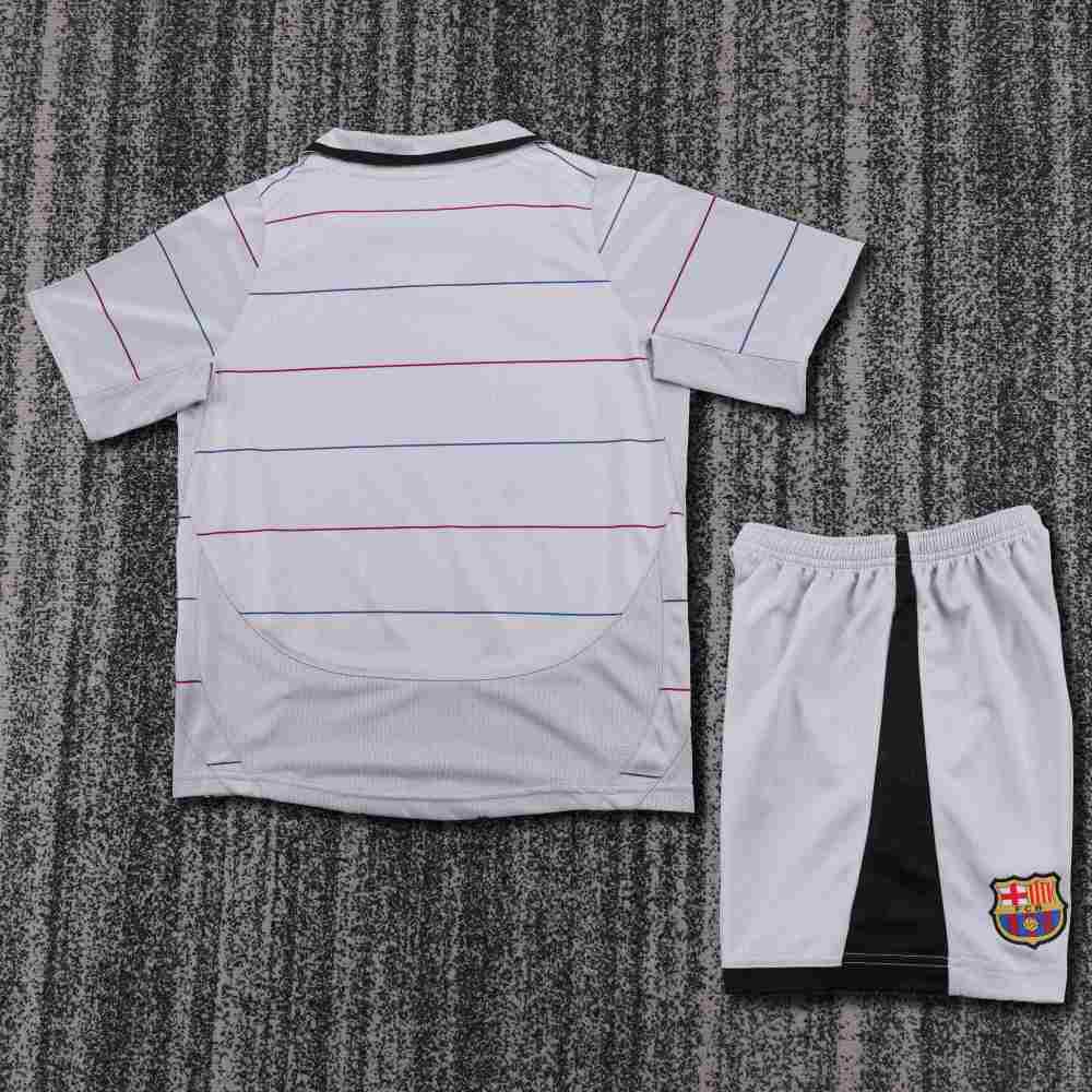 2003-2004 Retro Barcelona Away Football Shirt 1:1 Thai Quality Kids Size