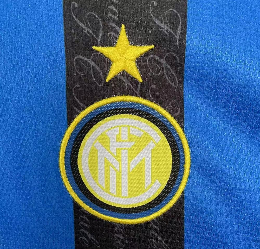 1997/1998 Retro Long Sleeve Internazionale Milan Home Football Jersey 1:1 Thai Quality