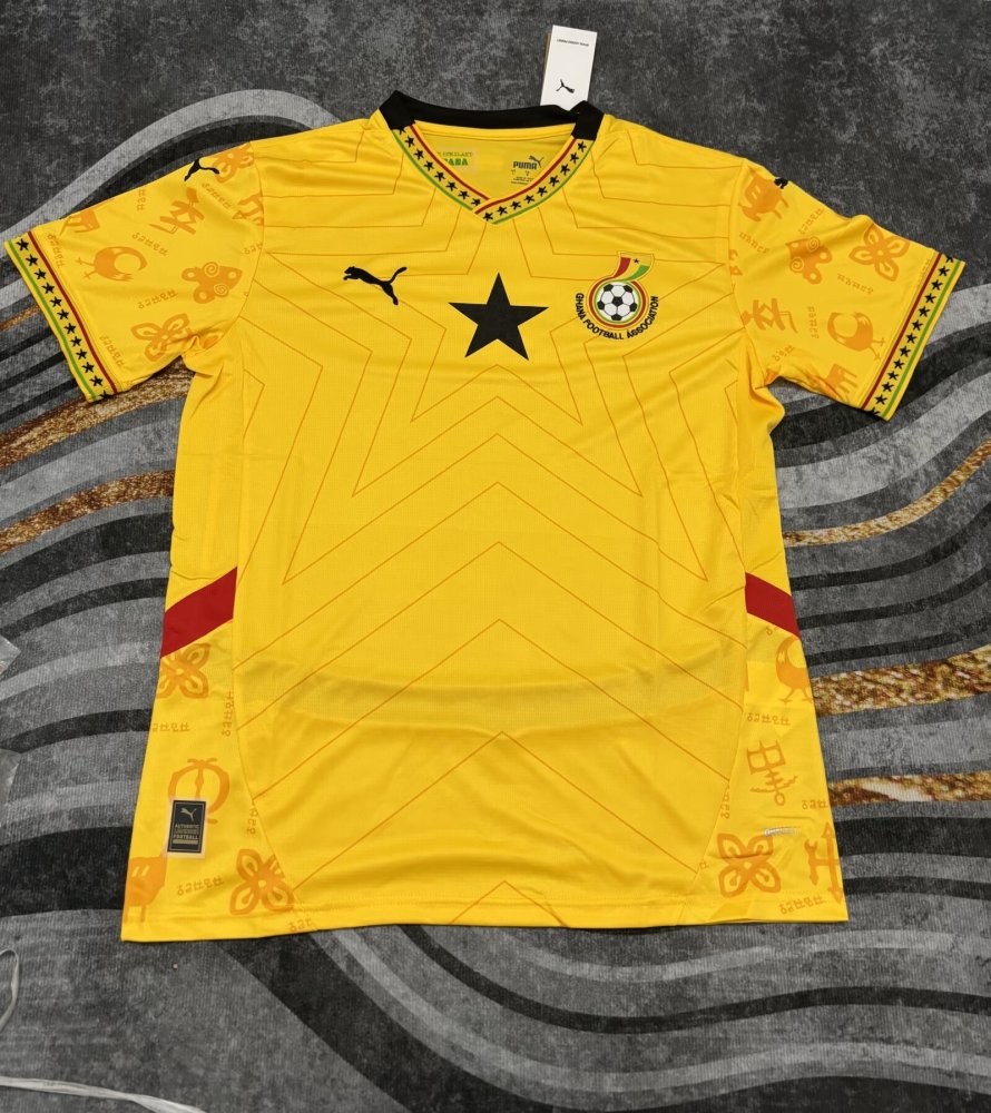 2025/2026 Ghana National Team Away Football Shirt 1:1 Thai Quality