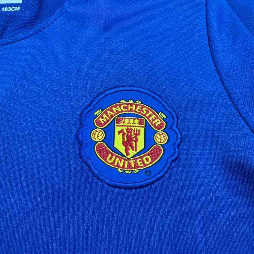 2008/2009 Retro Long Sleeve Manchester United Third Away Football Shirt 1:1 Thai Quality Kids Size