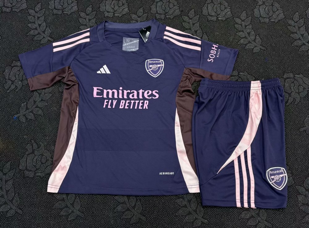 2025/2026 Arsenal Training clothes Football Shirt 1:1 Thai Quality Kids Size