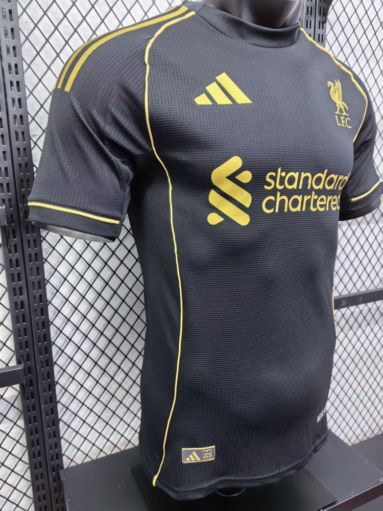 2025/2026 Player Version Liverpool Special Edition Black Football Jersey 1:1 Thai Quality