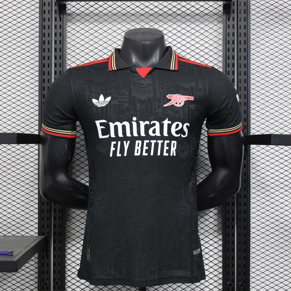 2025/2026 Player Version Arsenal Special Edition Black Football Jersey 1:1 Thai Quality